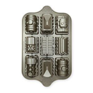 Nordic Ware 3D Railroad Train Cake or Cupcake Pan 5 Cups